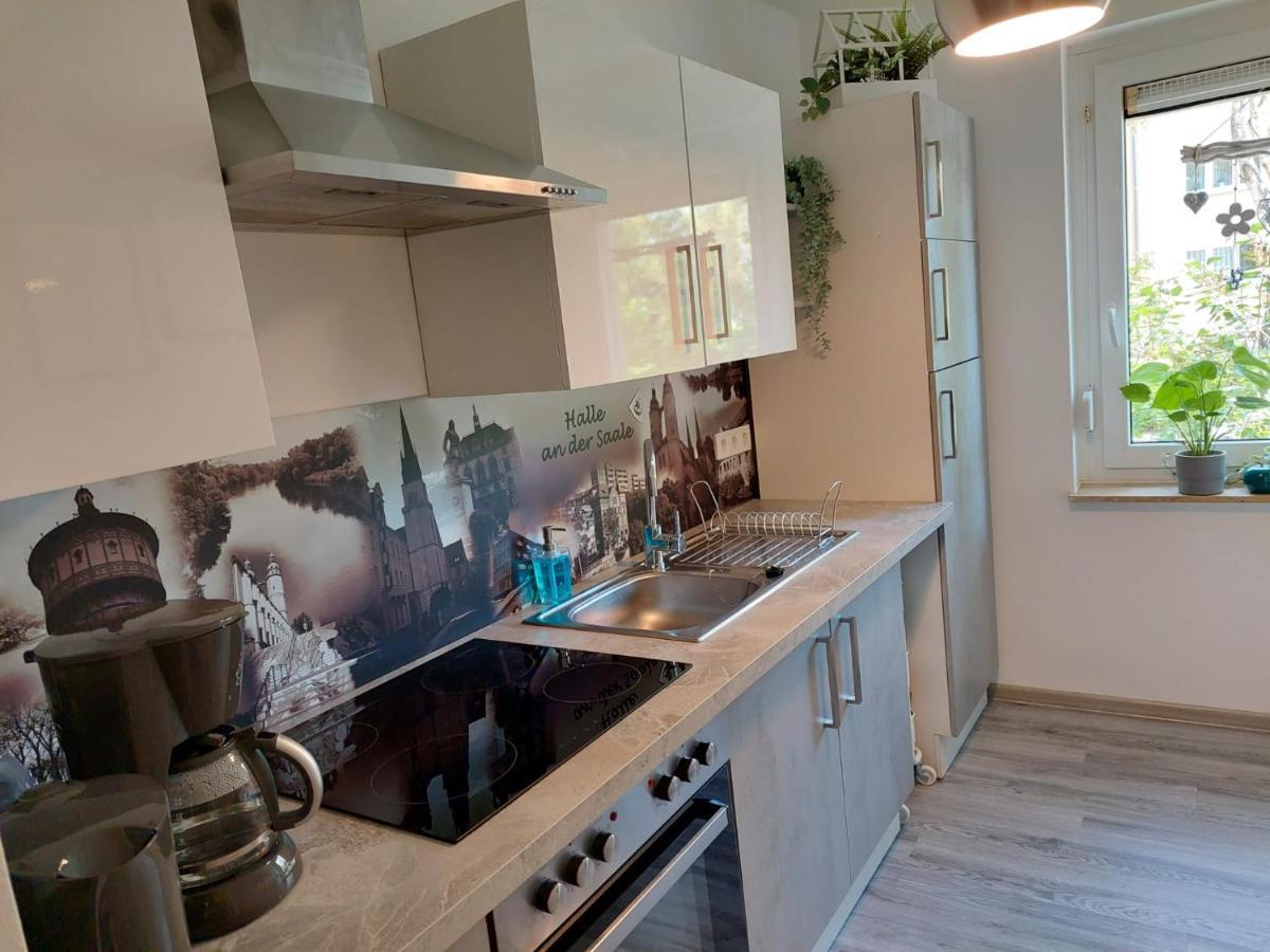Gemuetliches, Voll Ausgestattetes Apartment ハレ エクステリア 写真